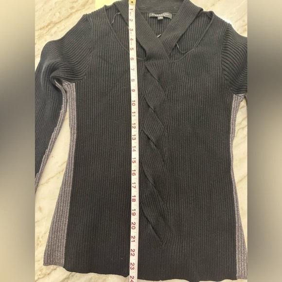 Liverpool Los Angeles Women’s Cable Twist Sweater black & grey size M - Picture 8 of 10